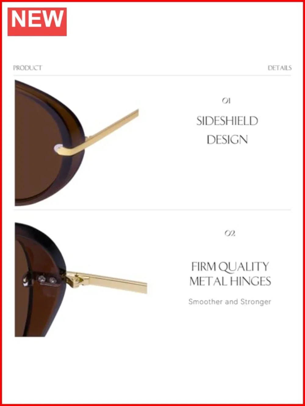 Trendy Oversized Aviator Sunglasses with UV400 Protection